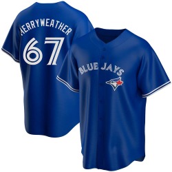 Julian Merryweather Toronto Blue Jays Men's Replica Alternate Jersey - Royal